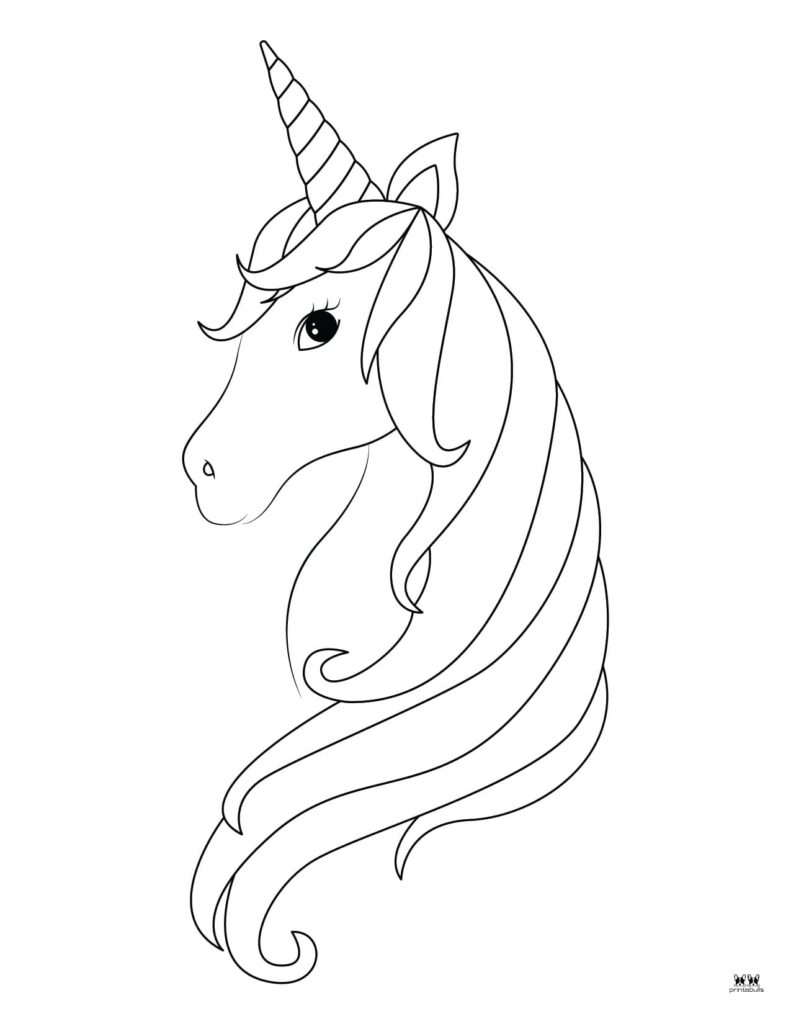 Unicorn coloring pages