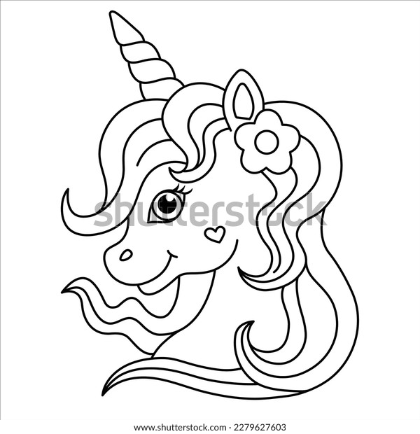 Unicorn head black images stock photos d objects vectors