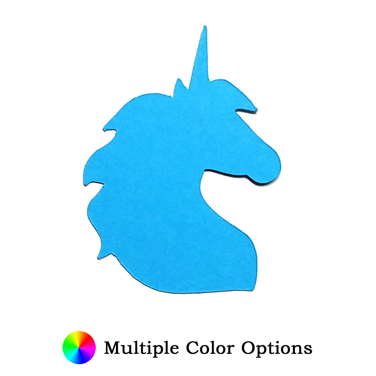 Unicorn head paper shape â diy paper supply