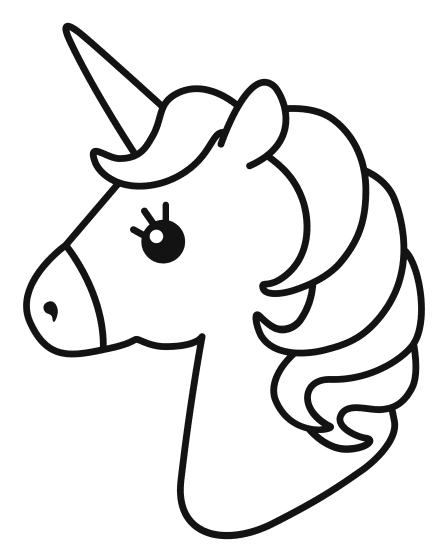 Unicorn coloring pages