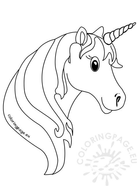 Image result for unicorn head template printable kleurplaten eenhoorn beautiful