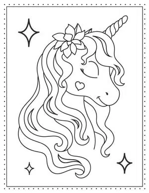 Free printable unicorn coloring pages for kids