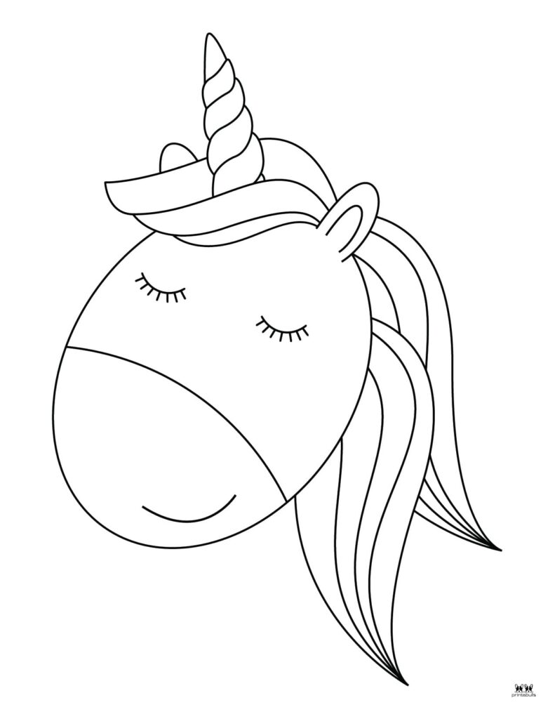 Unicorn coloring pages