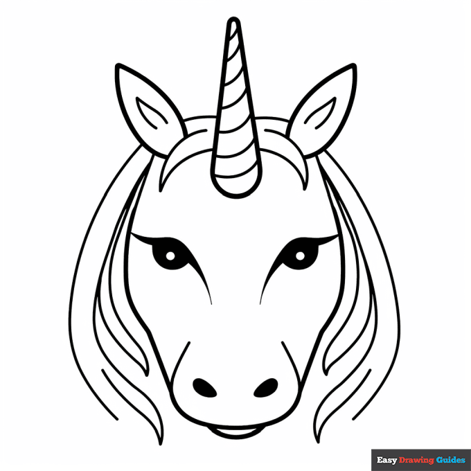 Free printable unicorn coloring pages for kids