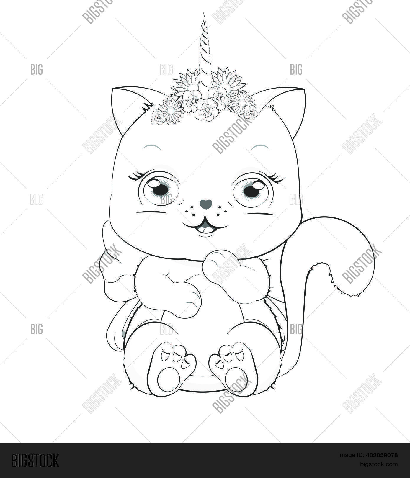 Coloring book white vector photo free trial bigstock