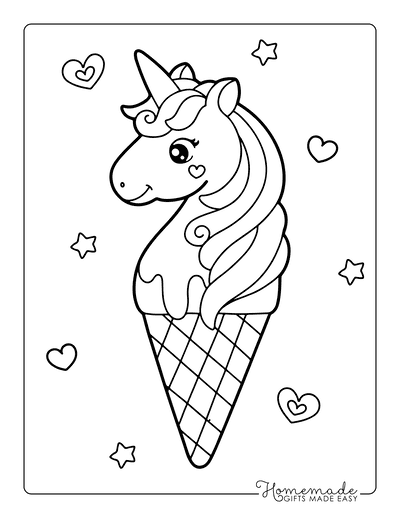 Magical unicorn coloring pages for kids adults