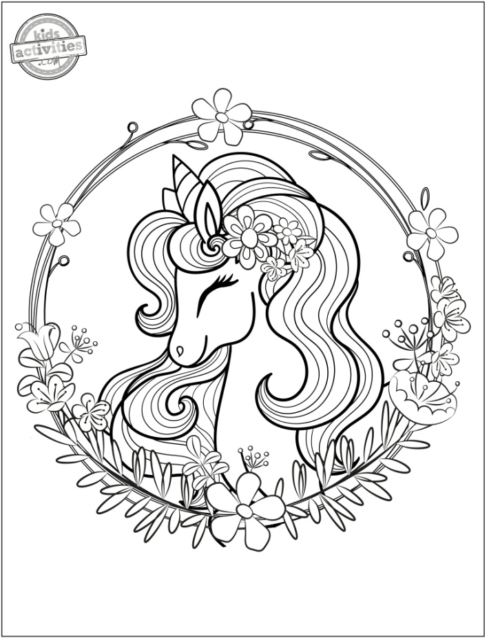 Magical unicorn coloring pages for kids kids activities blog