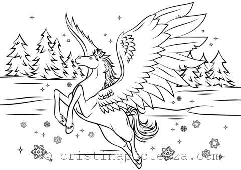 Unicorn coloring pages â unicorn horse for coloring