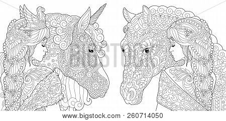 Coloring pages vector photo free trial bigstock