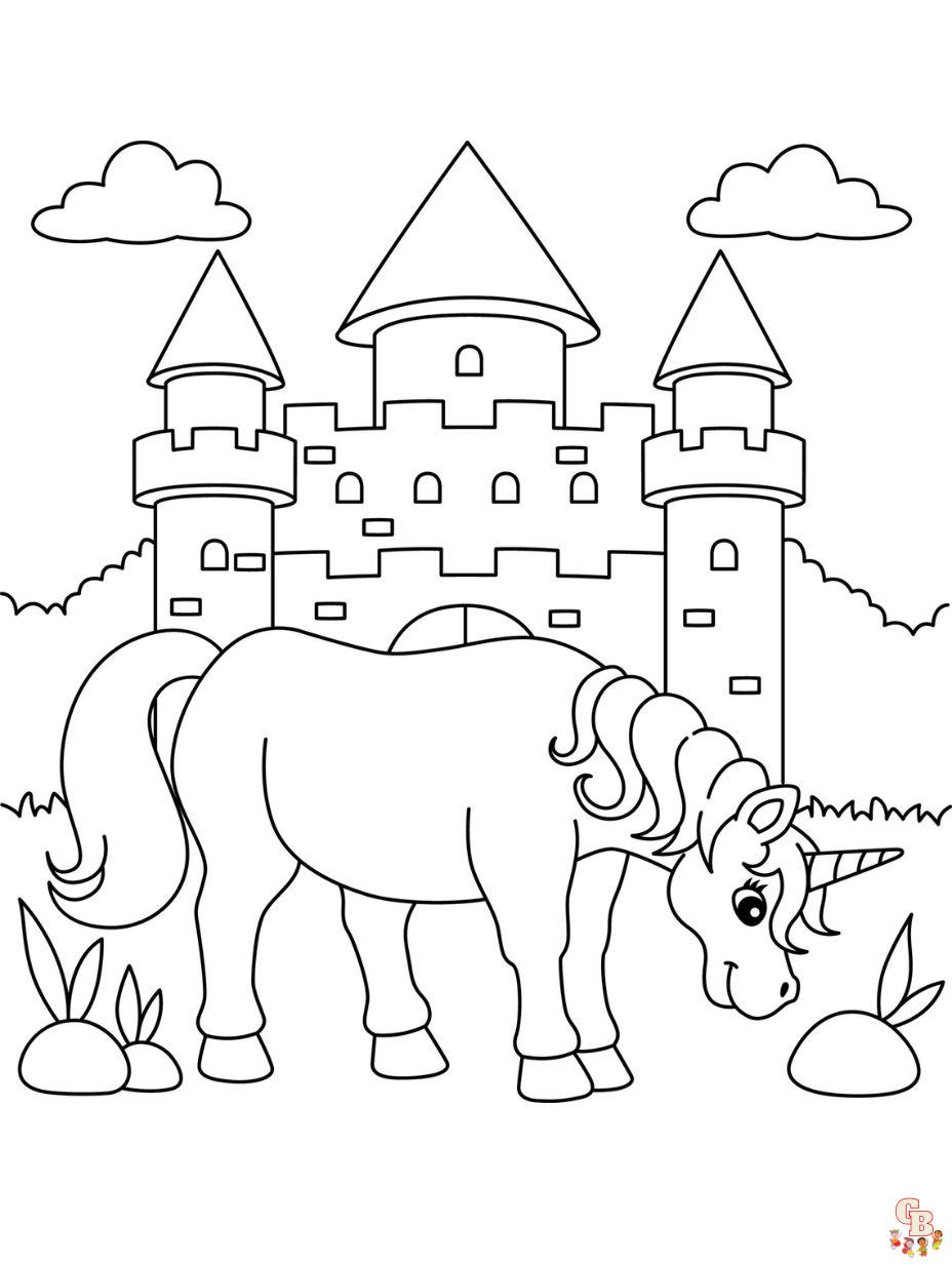 Free printable unicorn coloring pages for kids and adults