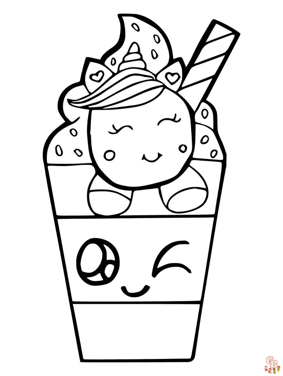 Ice cream coloring pages