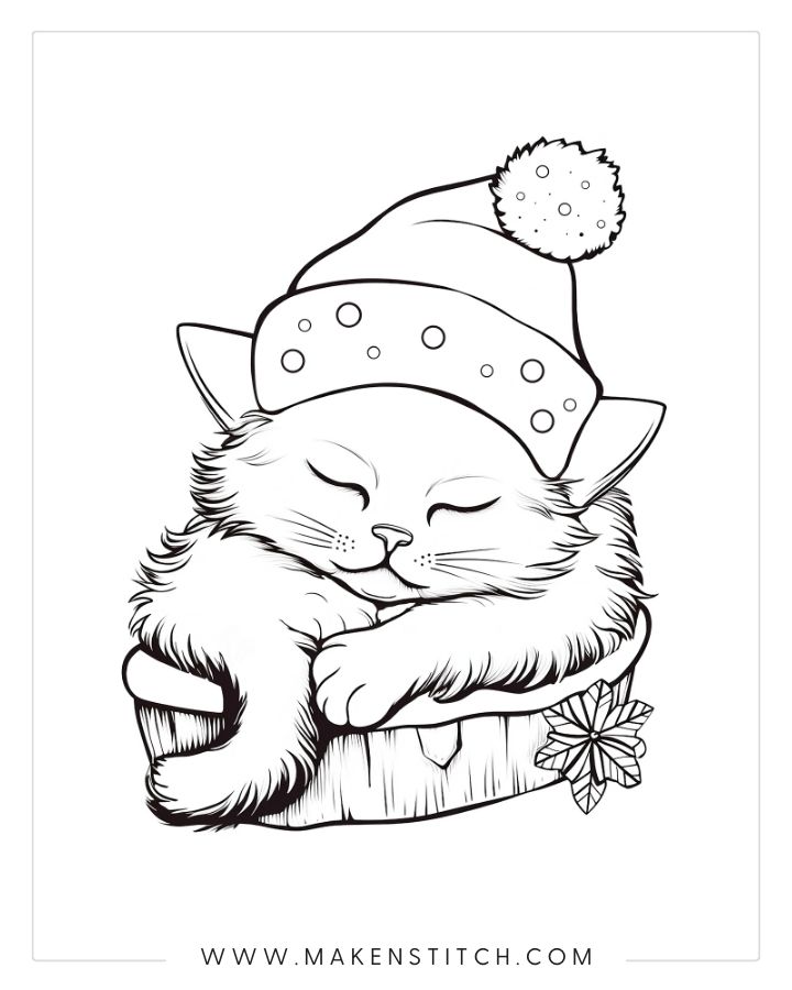 Free kittens coloring pages for kids and adults