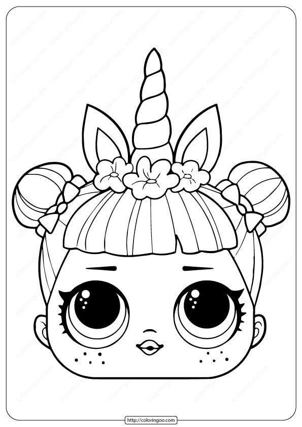 Lol surprise unicorn coloring page poupães lol coloriage licorne ã imprimer licorne coloriage