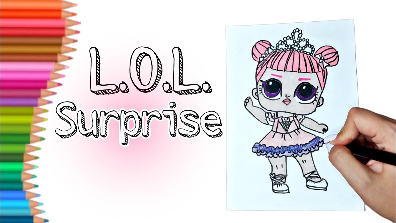 Lol surprise coloring pages ballerina lol surprise lolsurprise loldolls coloring