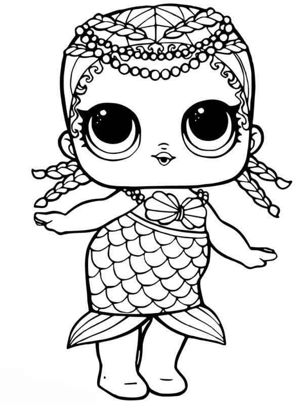 Lol surprise dolls coloring pages