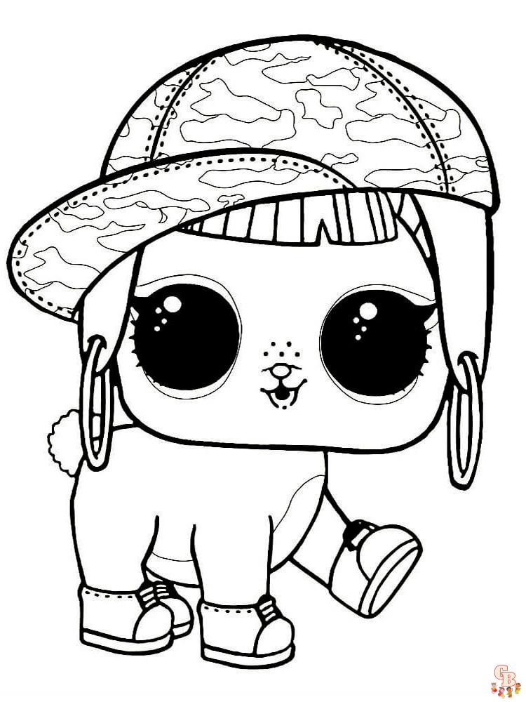 Fun and free lol animals coloring pages for kids