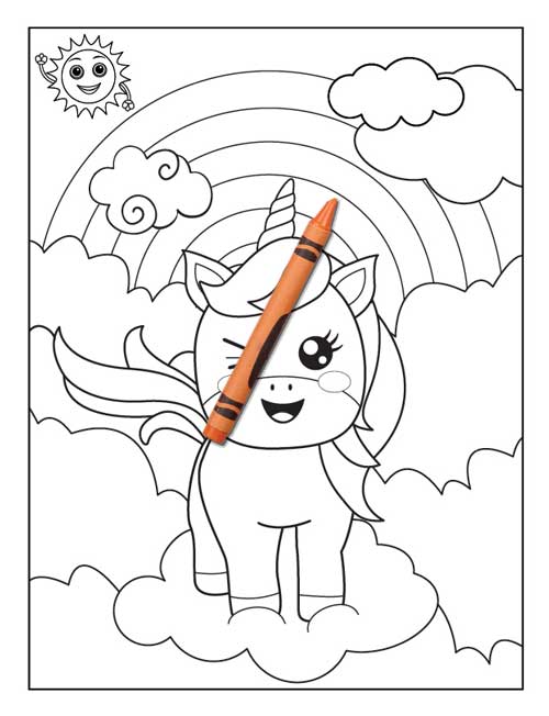 Unicorn mermaid coloring book for kids ages