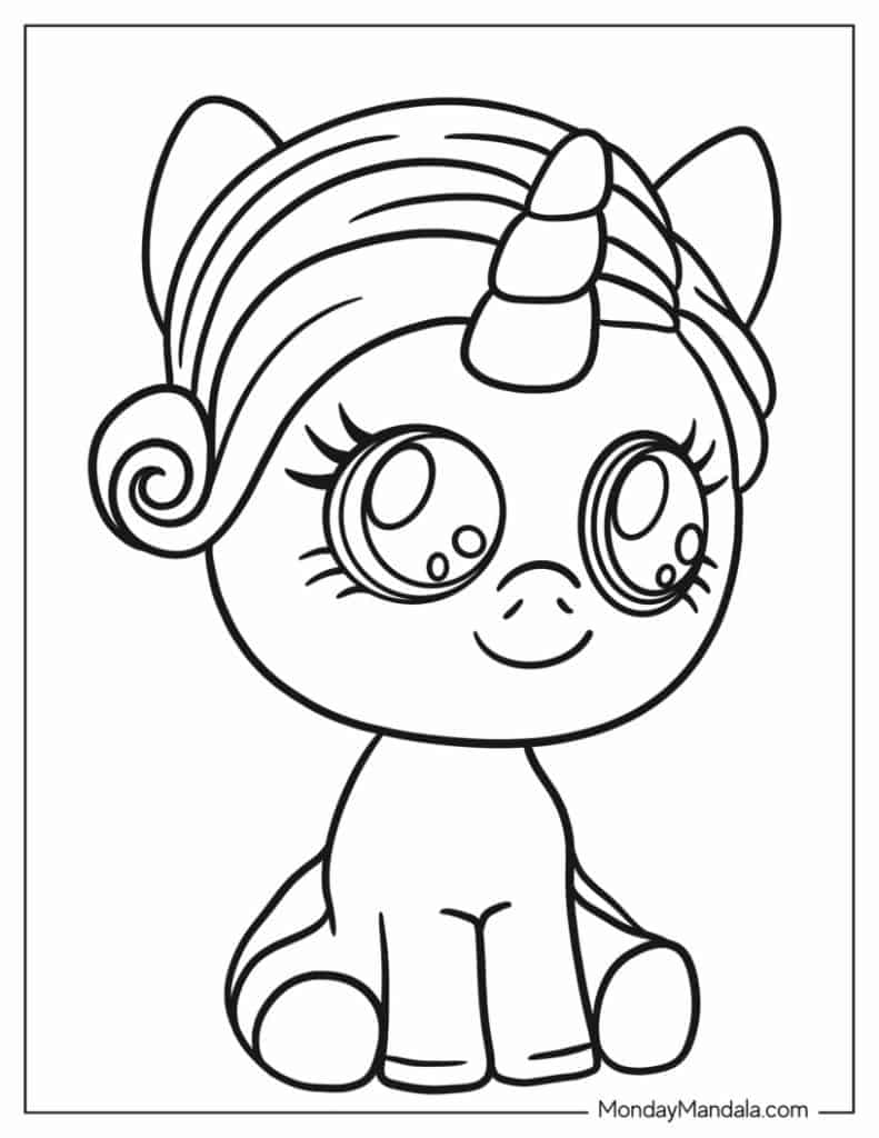 My little pony coloring pages free pdf printables