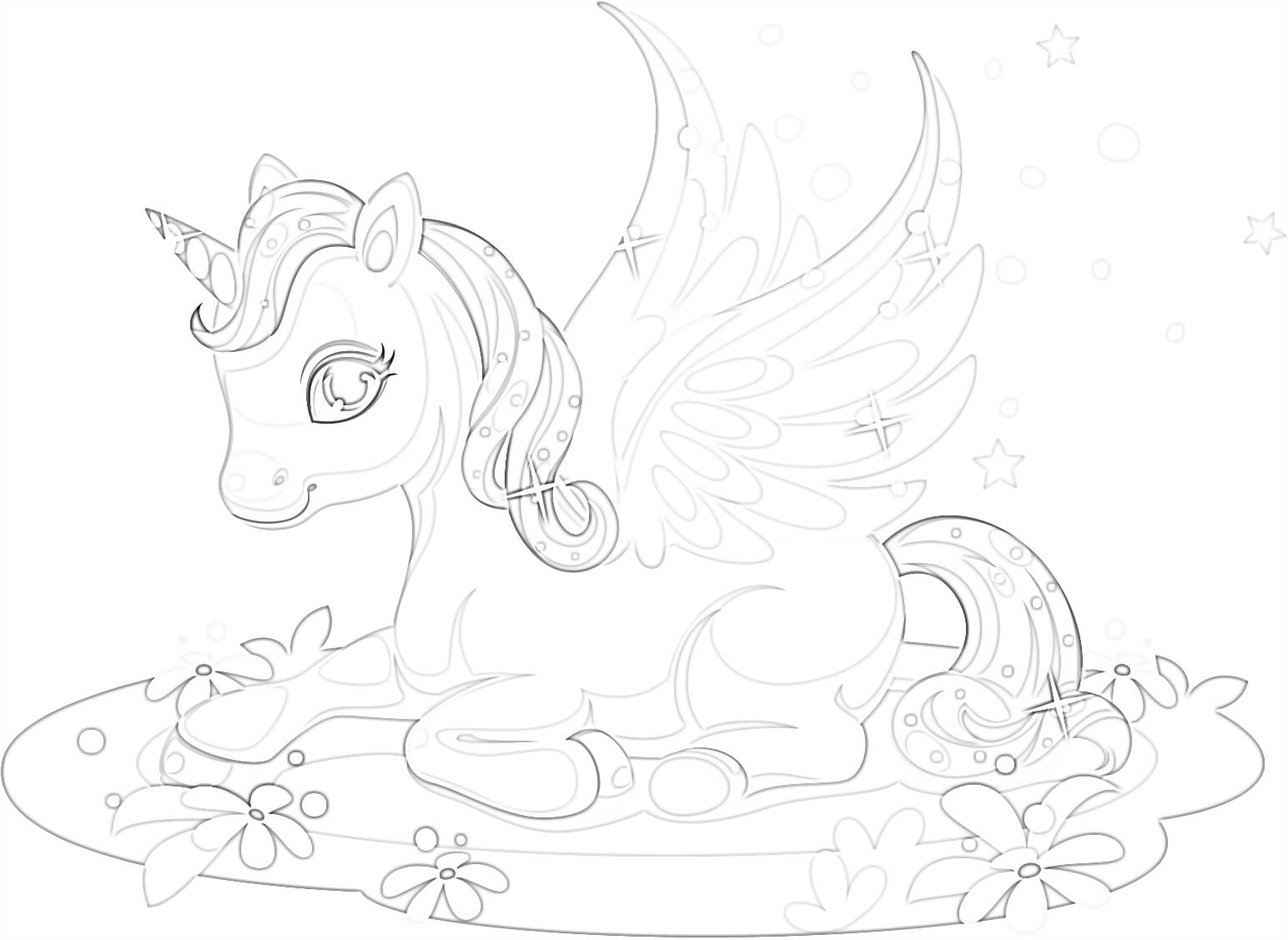 Free unicorn coloring pages the best collection in