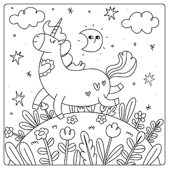 Page kawaii panda coloring page images