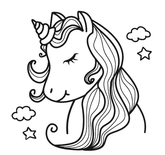 Unicorn coloring pages