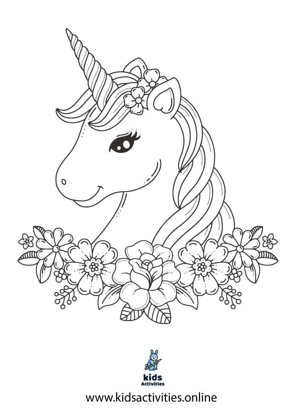 Magical unicorn coloring pages to print for free â kids activities