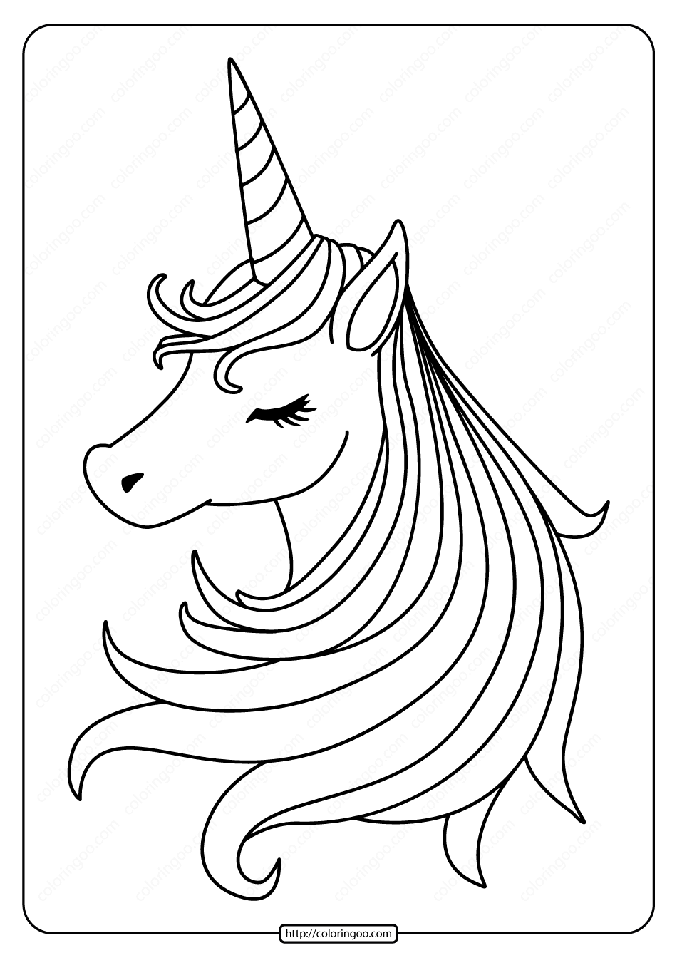 Free printable sleeping unicorn pdf coloring page puppy coloring pages unicorn coloring pages mermaid coloring pages