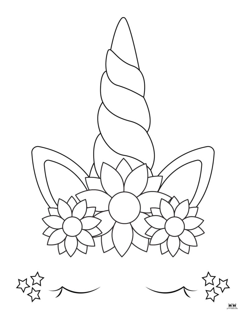 Unicorn coloring pages