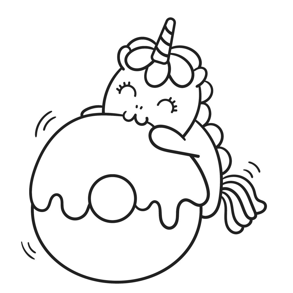 The cutest free unicorn coloring pages online