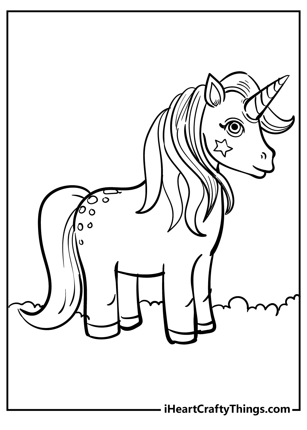 Unicorn coloring pages free printables