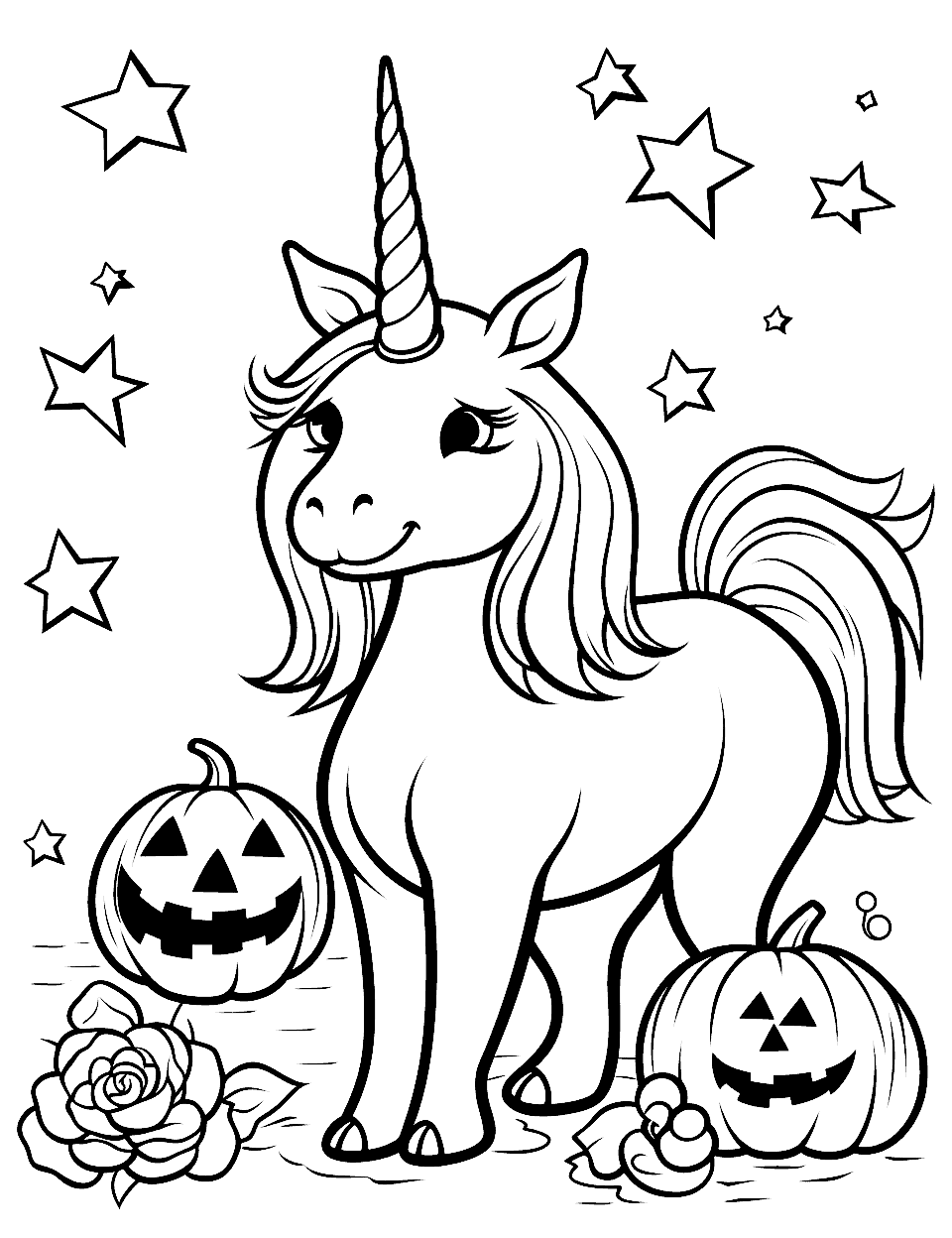 Unicorn coloring pages free printable sheets