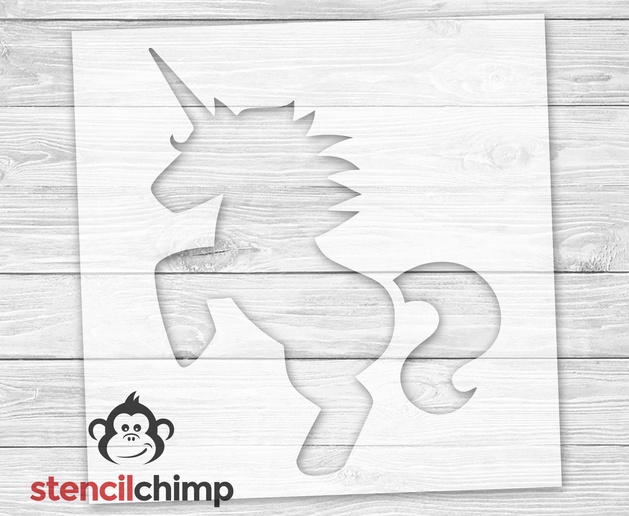 Unicorn stencil rearing pony stencil for wood sign playful unicorn stencil for girls room decor animal stencil for wall art craft kit