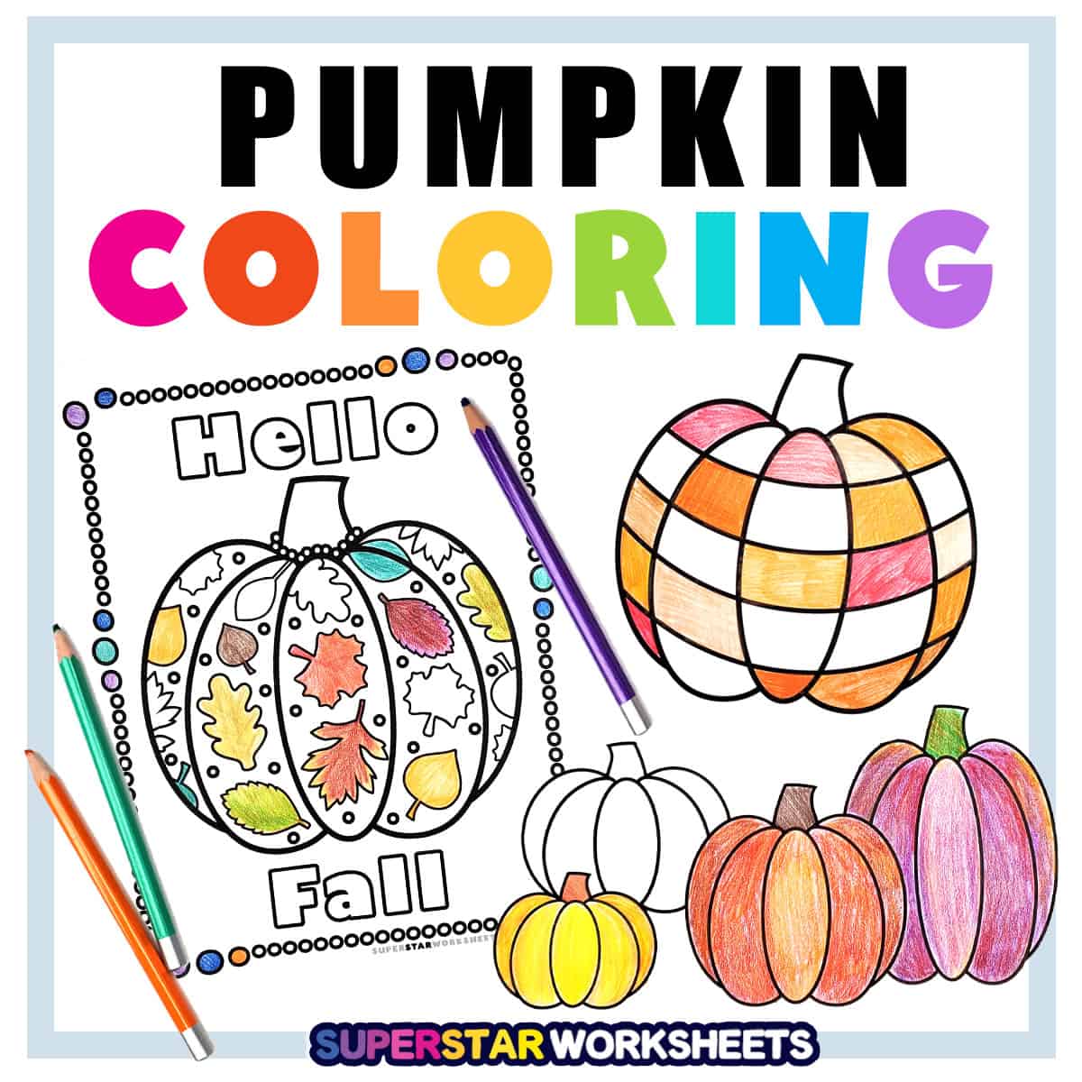 Pumpkin coloring pages