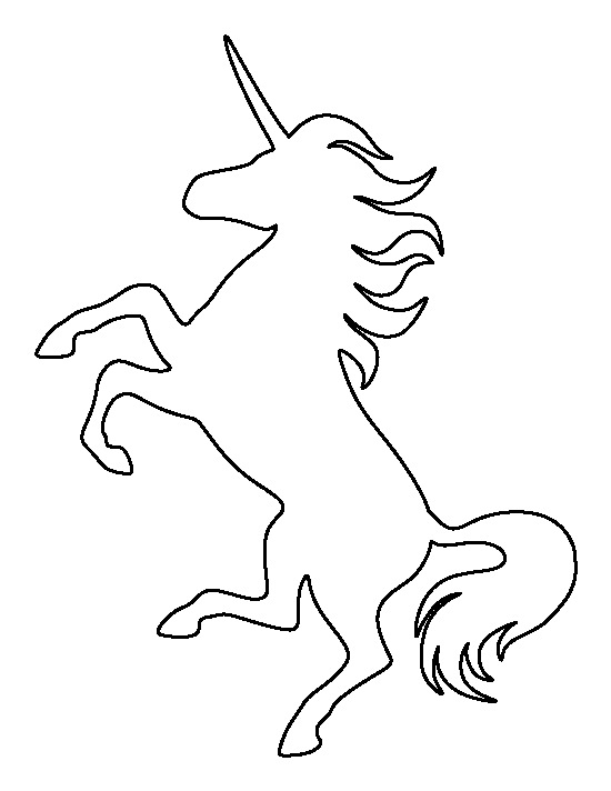 Printable unicorn template unicorn crafts unicorn pumpkin unicorn stencil