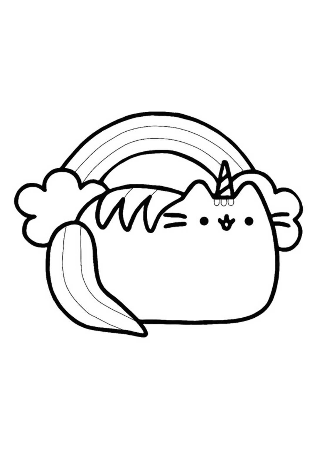 Pusheen unicorn coloring pages pusheen coloring pages unicorn coloring pages cat coloring page