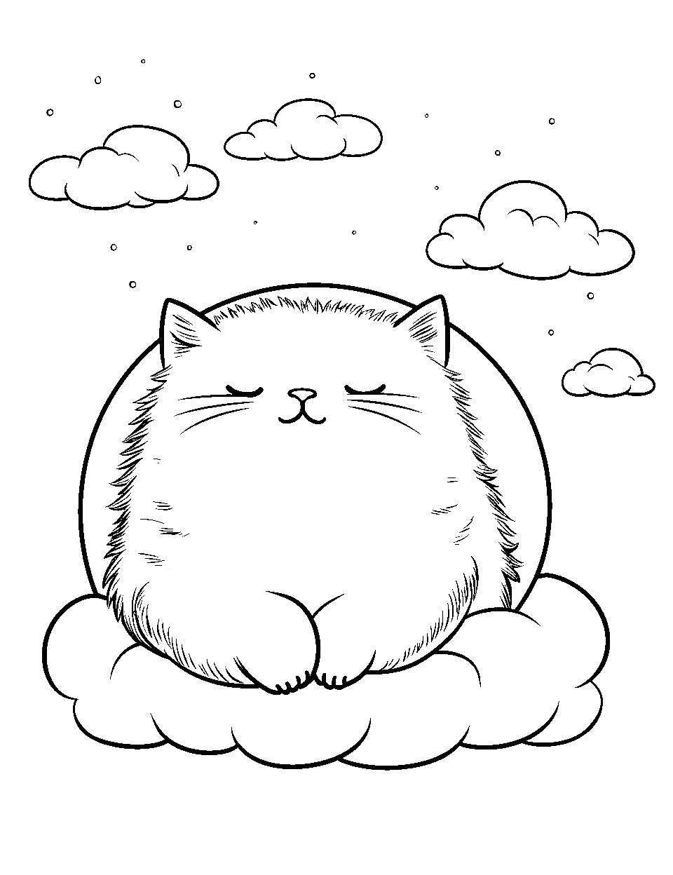 Pusheen coloring pages free printable sheets