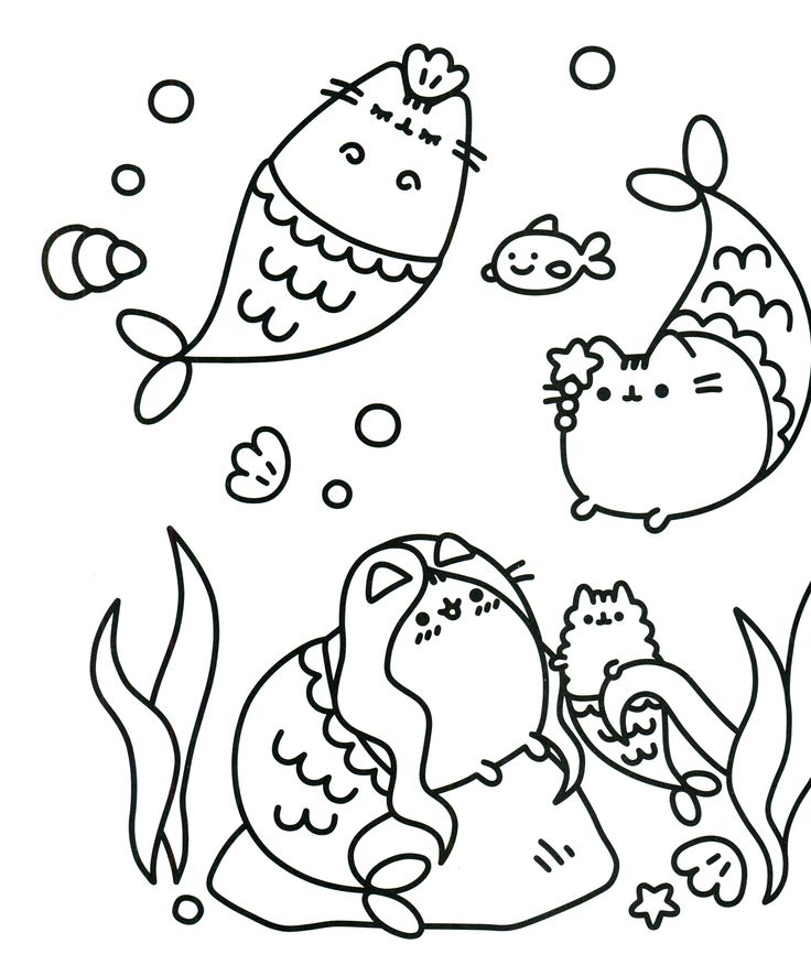 Pusheen coloring book pusheen pusheen the cat pusheen coloring pages unicorn coloring pages mermaid coloring pages