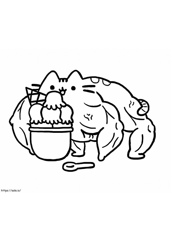 Pusheen coloring coloring pages