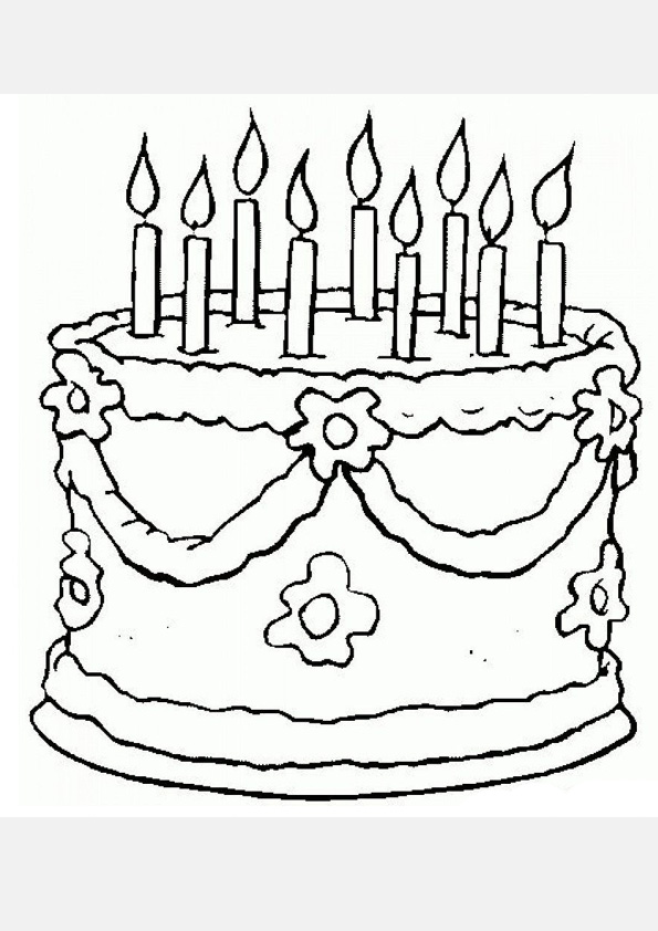 Coloring pages unicorn cake coloring pages for kids