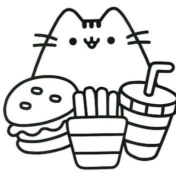 Kawaii squishies coloring pages pusheen coloring pages cool coloring pages unicorn coloring pages