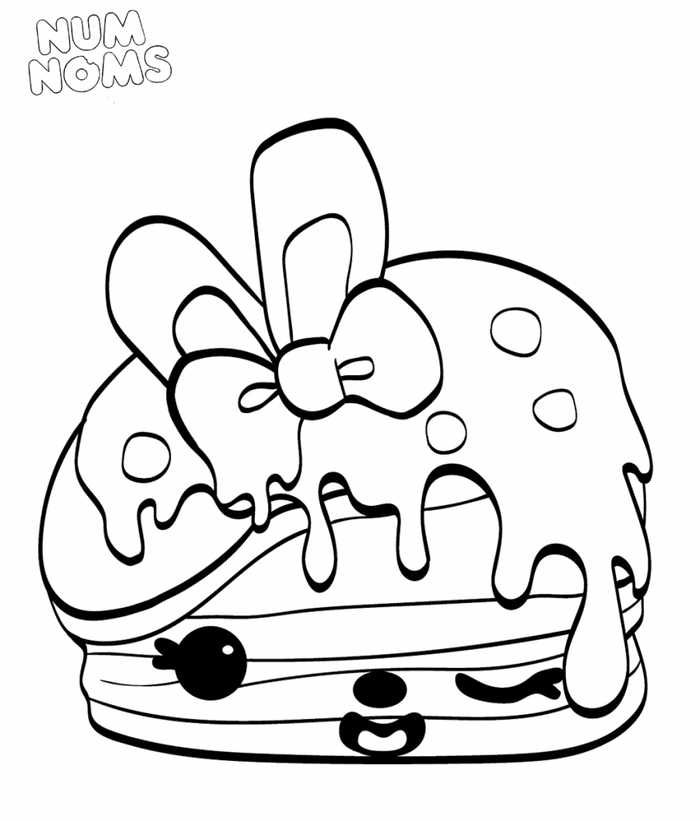 Printable num nom coloring pages pdf