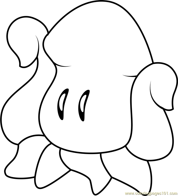 Squishy coloring page for kids