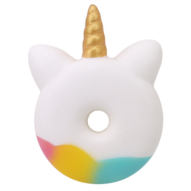 Jumbo kawaii unicorn donut quihy cake bread cream cented low riing queeze toy kid xma birthday gift cm queeze toy