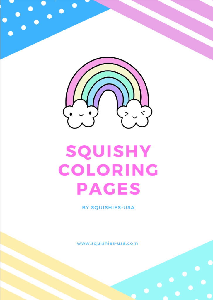 Squishy coloring pages