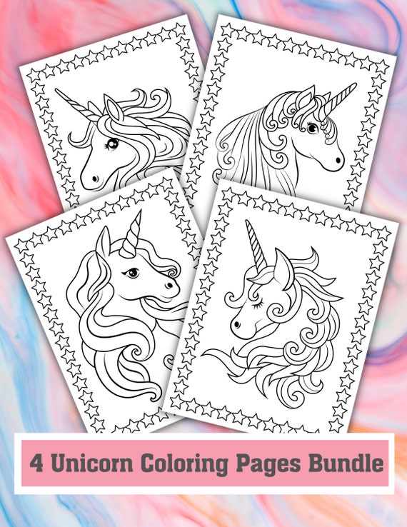 Unicorn coloring pages for kids printable coloring pages birthday party preschools school coloring pages road trip coloring page