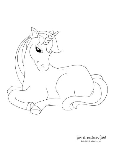 Magical unicorn coloring pages the ultimate free printable collection at print color fun