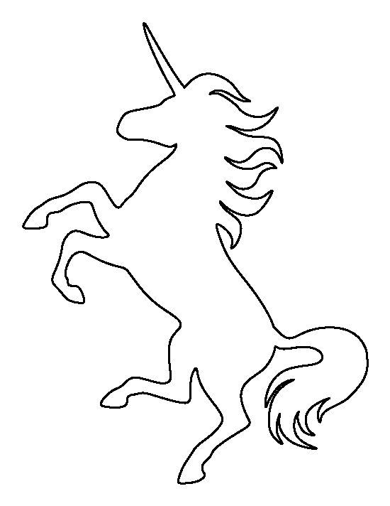 Printable unicorn template unicorn crafts unicorn pumpkin unicorn stencil