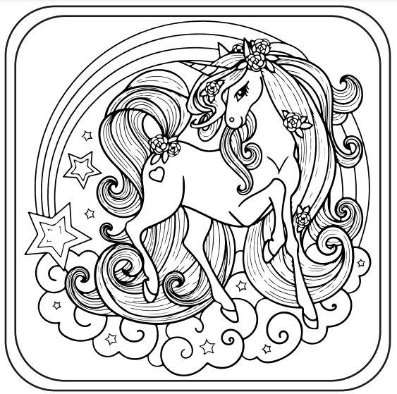 Unicorn coloring pages for preschool kindergarten first grade made by teachers