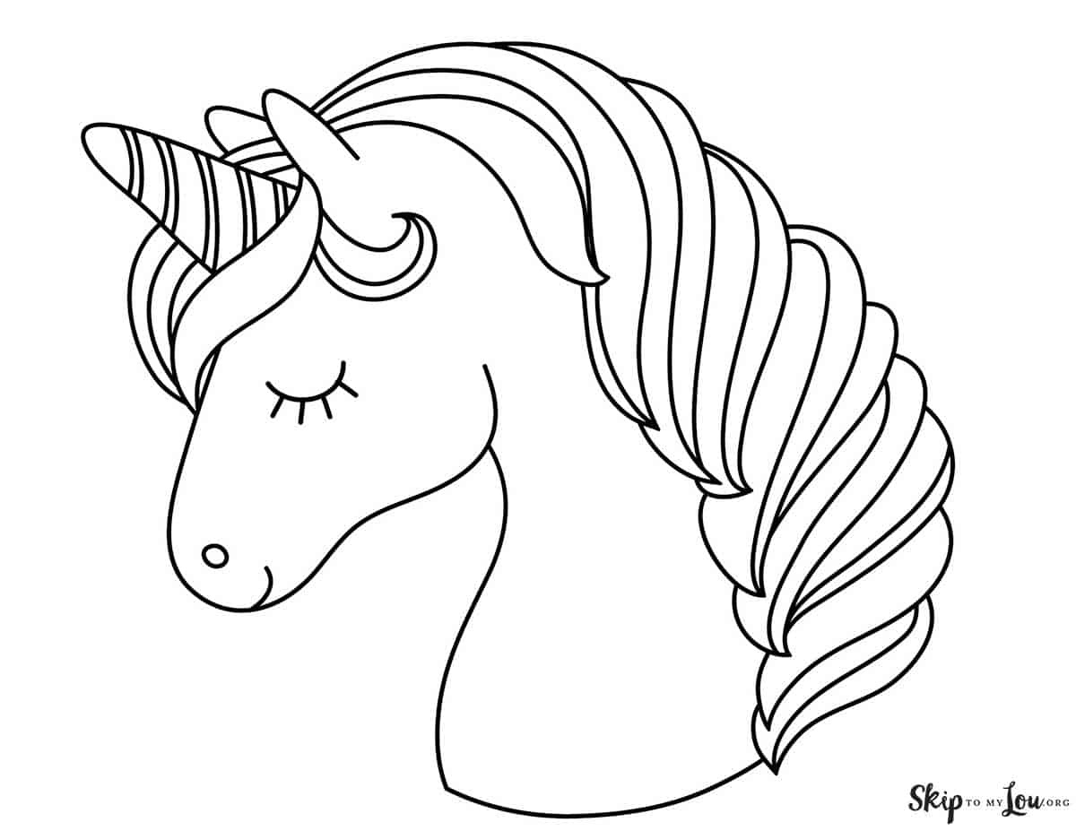 Magical unicorn coloring pages print for free skip to my lou