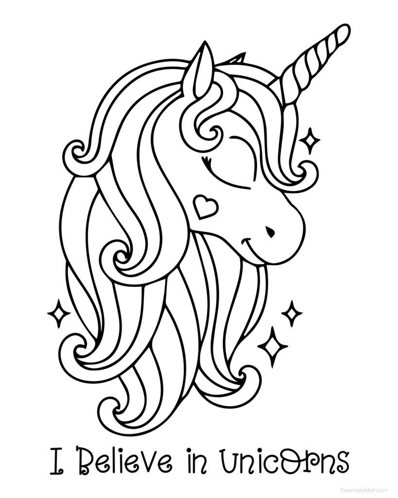 Free unicorn coloring pages printable for kids unicorn coloring book